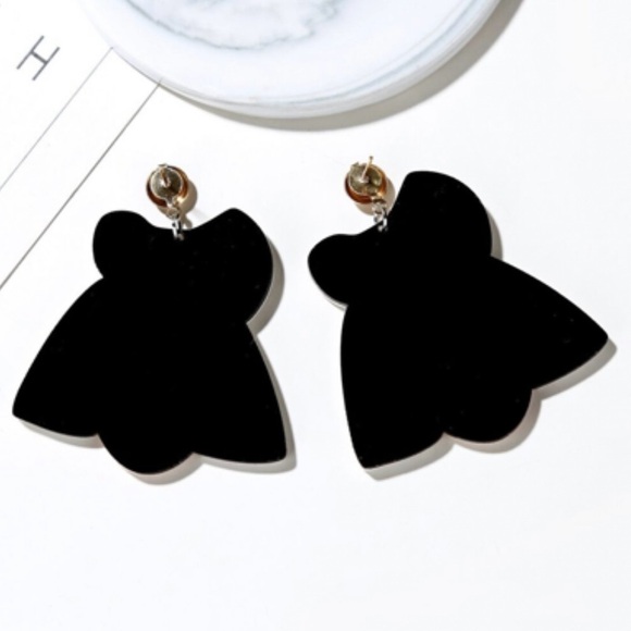 Lady Gaga Bad Romance Acrylic Earrings Cosplay Statement Y2k Jewelry - Picture 4 of 7